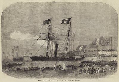 Llegada del Emperador y la Emperatriz a Dover de Edwin Weedon